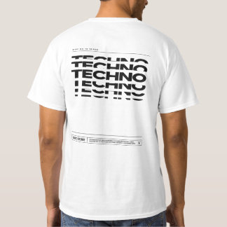 テクノミュージックダンスカルチャーDJレイビングTシャツ Tシャツ