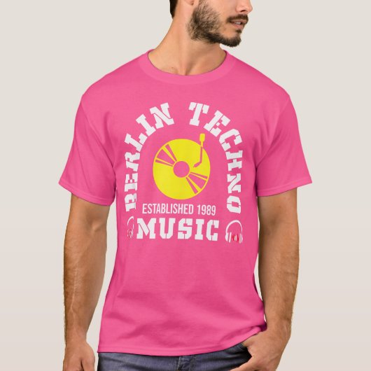 テクノミュージックレイヴEdm Djギフト Tシャツ (正面)