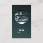 テクノミュージックDJ名刺 名刺 (正面)