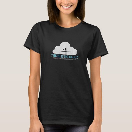 テクノユーモア誰かのcだけの雲はない tシャツ (正面)