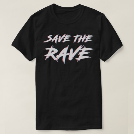 テクノレイブギャッバーギフトDJ EDMクラブRaver Tシャツ (デザイン正面)