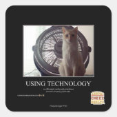 テクノロジの使用 スクエアシール (正面)