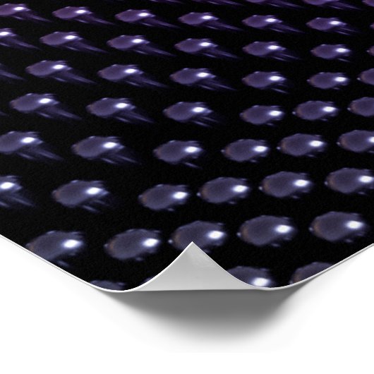 テクノロジジオメトリの黒い背景3dイラスト ポスター (角)