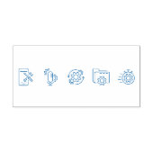 テクノロジツールのスケッチ セルフインキングスタンプ (デザイン)