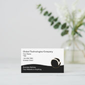 テクノロジロゴユニーク名刺 名刺 (スタンド正面)