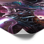 テクノロジーとライフの融合 ポスター (角)