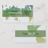 テクノロジーの世界 名刺 (正面/裏面)