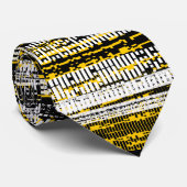 テクノロジーの減衰度 – 黒、白、琥珀 ネクタイ (ロール)