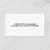 テクノロジーの背景 |電話アプリソフトウェアロゴ 名刺 (裏面)