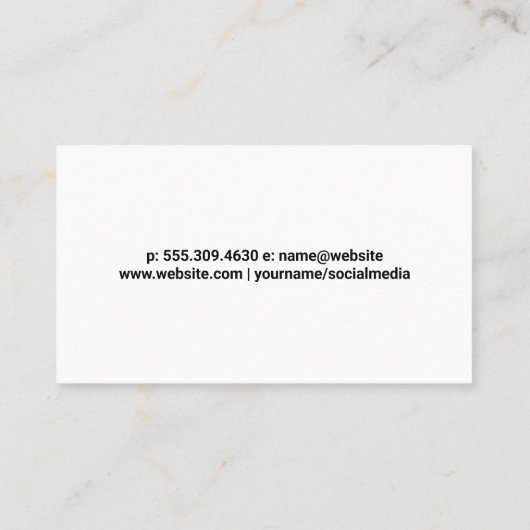 テクノロジーの背景 |電話アプリソフトウェアロゴ 名刺 (裏面)