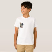 テクノロジーの魔法使い コーディング フクロウ キッズ Tシャツ (正面フル)