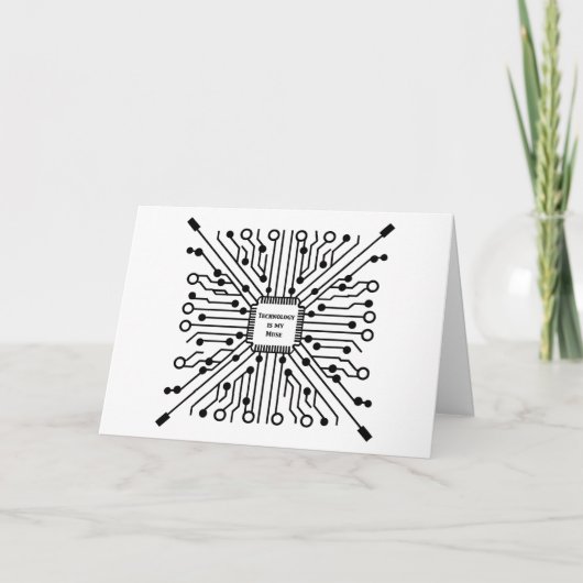 テクノロジーは私の考え カード (正面)