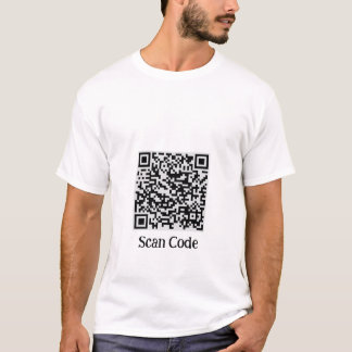 テクノロジーを融合したウェアQRコードシャツ Tシャツ