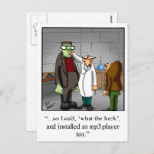 テクノロジーユーモアのはがき ポストカード (正面/裏面)