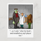 テクノロジーユーモアのはがき ポストカード (正面)