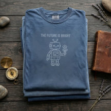 テクノロジー名言ロボット フューチャー ユニセックスTシャツ