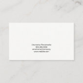 テクノロジー回路のロゴ 名刺 (裏面)