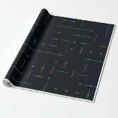 テクノロジー基板シームレスパターン ラッピングペーパー (アンロールド)