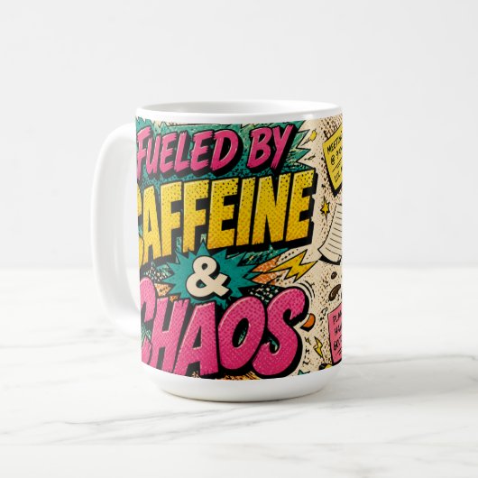 テクノロジー好きとコーヒーファンへのカップギフト コーヒーマグカップ (正面左)