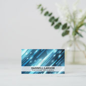 テクノロジー番号の背景 名刺 (スタンド正面)