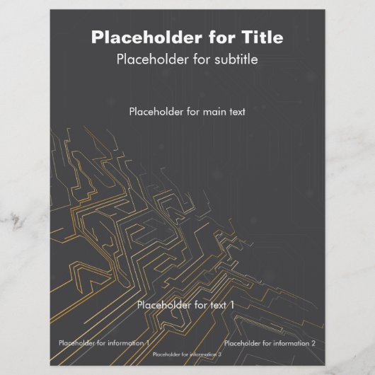 テクノロジー フライヤー "デジタル時代" (正面)