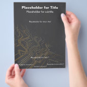 テクノロジー フライヤー "デジタル時代" (手)