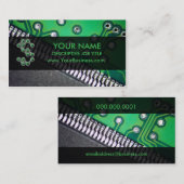 テクノロジ企業の名刺 名刺 (正面/裏面)