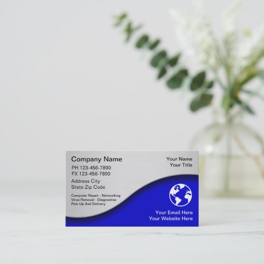 テクノロジ名刺 名刺 (スタンド正面)