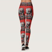 テクノロジ志向のスカルロゴ、 レギンス (裏面)