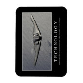 テクノロジ:感動的引用文 マグネット (縦)