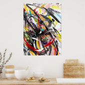 テクノ絵を描ハリケーン ポスター (キッチン)