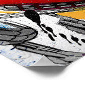 テクノ絵を描ハリケーン ポスター (角)