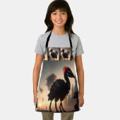 「テクノ羽：未来的なEmuロボット」 エプロン (インサイチュ)