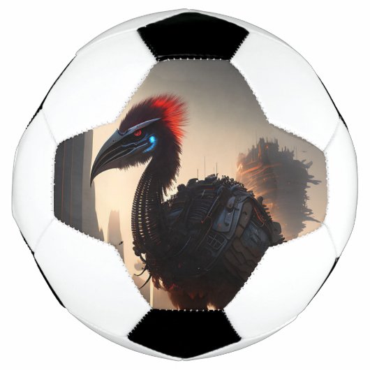 「テクノ羽：未来的なEmuロボット」 サッカーボール (正面)