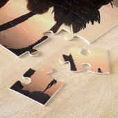 「テクノ羽：未来的なEmuロボット」 ジグソーパズル (側面)