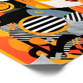 テクノ融合:古代のインスピレーション、モダンデザイン ポスター (角)