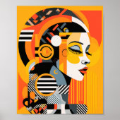 テクノ融合:古代のインスピレーション、モダンデザイン ポスター (正面)