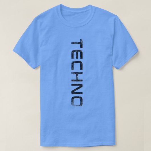 テクノ音楽愛好家 – フェスティバル服電子 Tシャツ (デザイン正面)