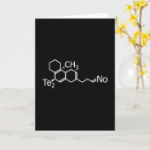 テクノ音楽DJレーブ電気フェスティバルギフトアイディア カード (黄色い花)