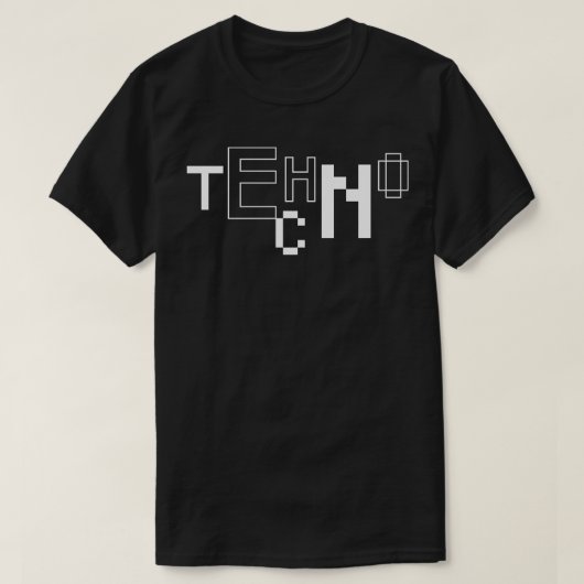 テクノ4 Tシャツ (デザイン正面)