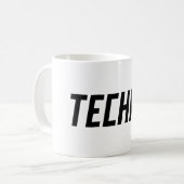 テクノ コーヒーマグカップ (正面左)