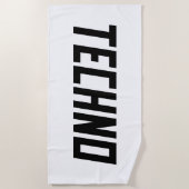 テクノ ビーチタオル (正面)