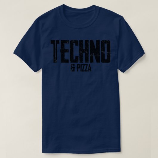 テクノ&ピザ1656 Tシャツ (デザイン正面)
