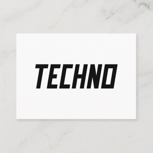 テクノ 名刺 (正面)