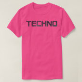 テクノ Tシャツ (デザイン正面)