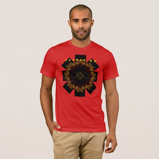 テクノDJ Tシャツ (正面フル)