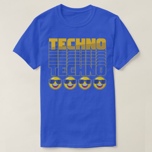 テクノRave DjミュージックエレクトロラバートランスEdm Hous Tシャツ (デザイン正面)