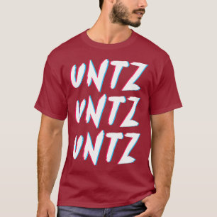 テクノRave Gabber Untz Untz Untz DJ EDM Raver Tシャツ