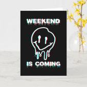 テクノRave Raverパーティー カード (黄色い花)