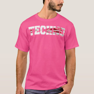 テクノRaver DjレイヴパーティーEdmフェスティバル Tシャツ